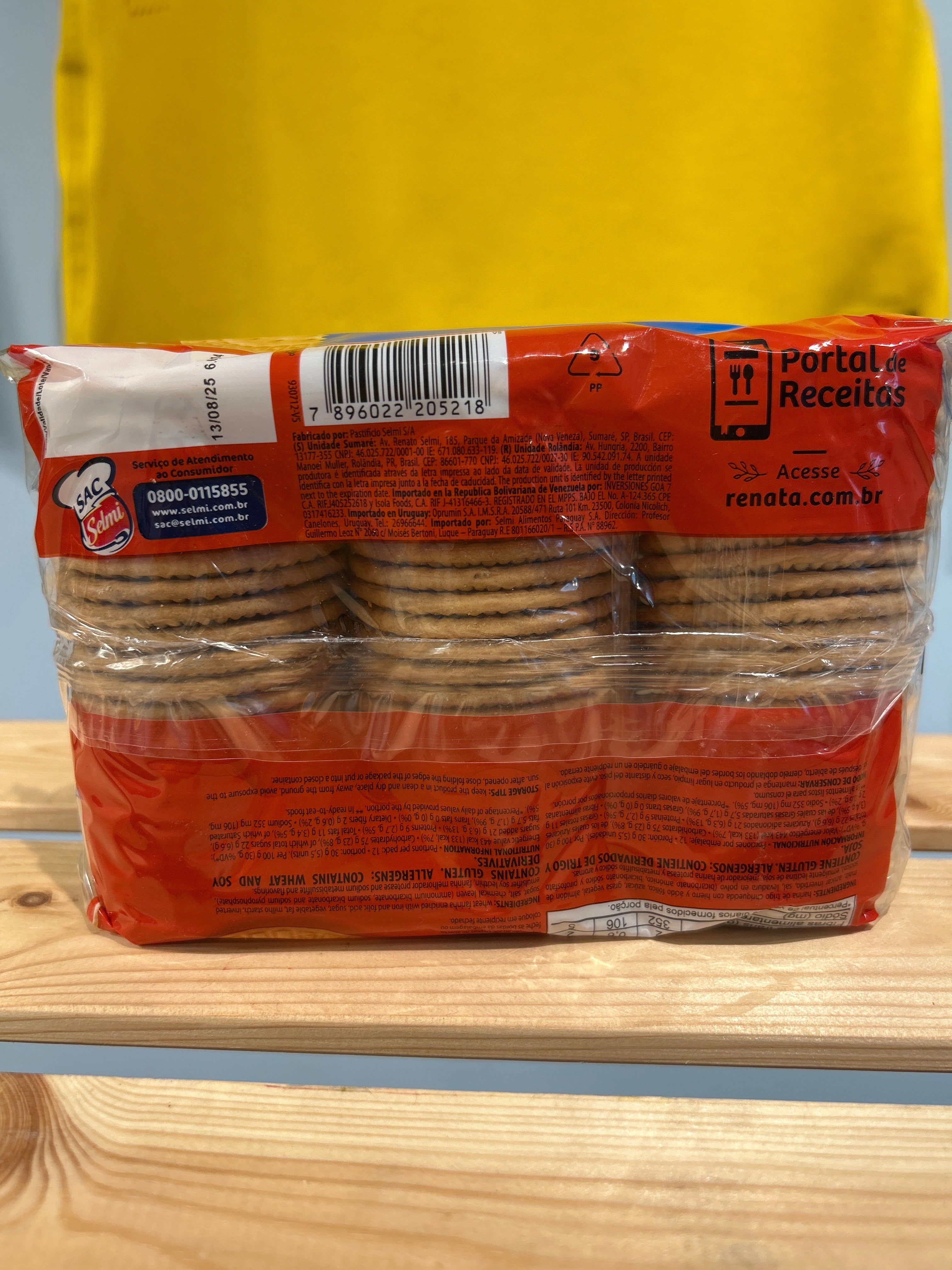 Biscuits à la farine de blé saveur vanille (Biscoito Maria) - RENATA - 360g