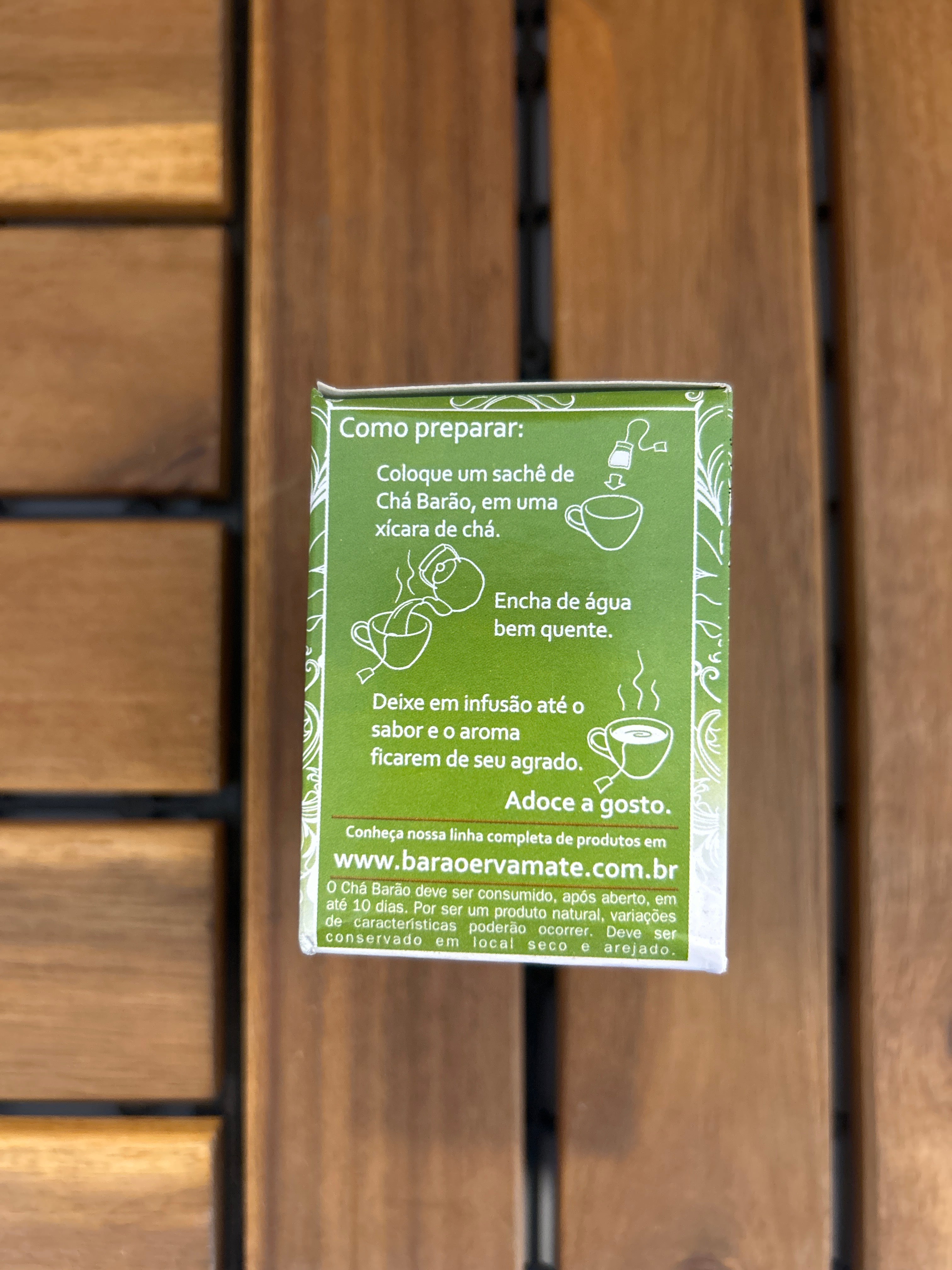 Tisane de feunouille (10 sachets) (Thé à l'anis 10 sachets) BARÃO