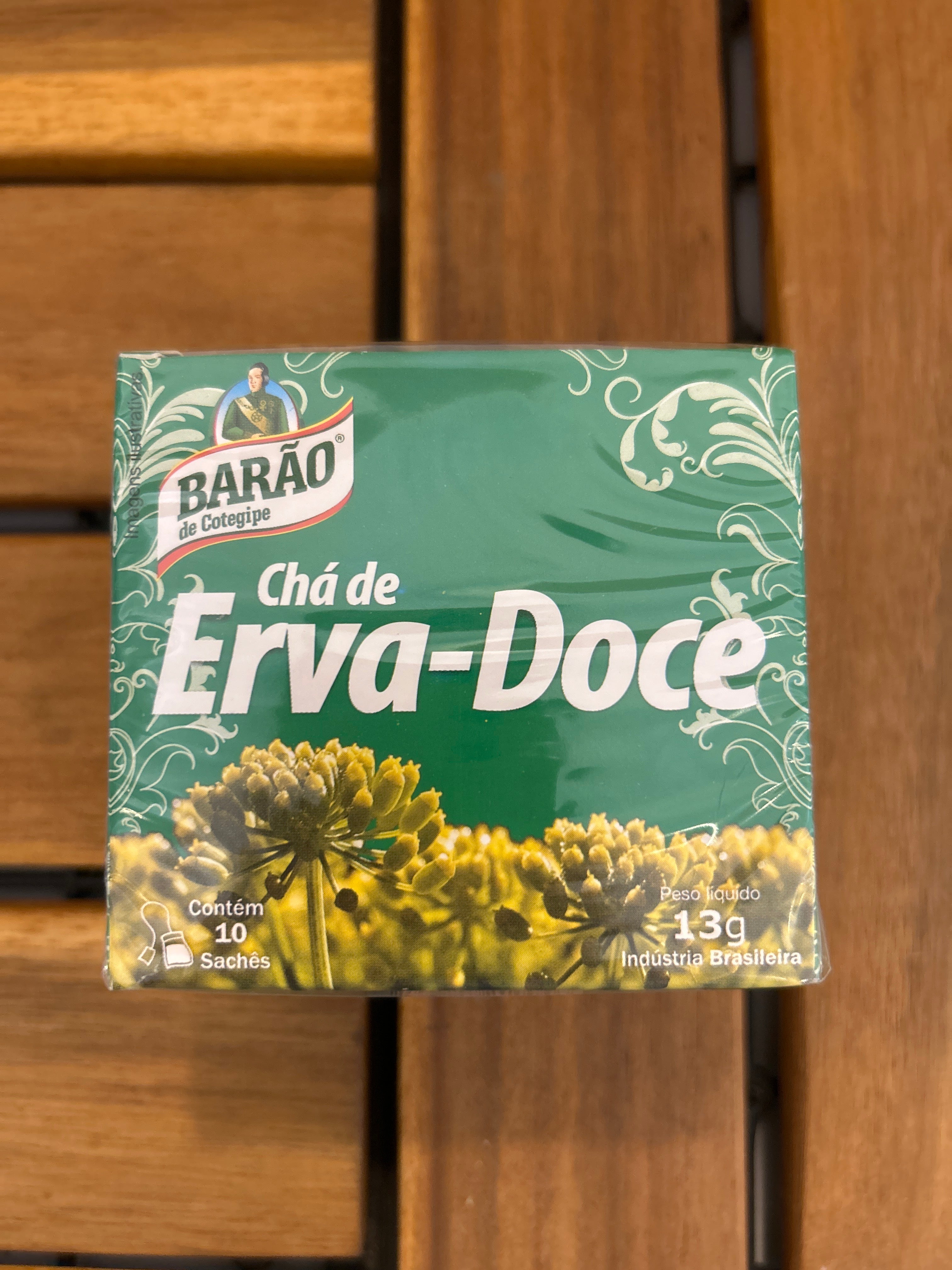 Tisane à l'Anis verte - BARÃO - Contient 10 sachets