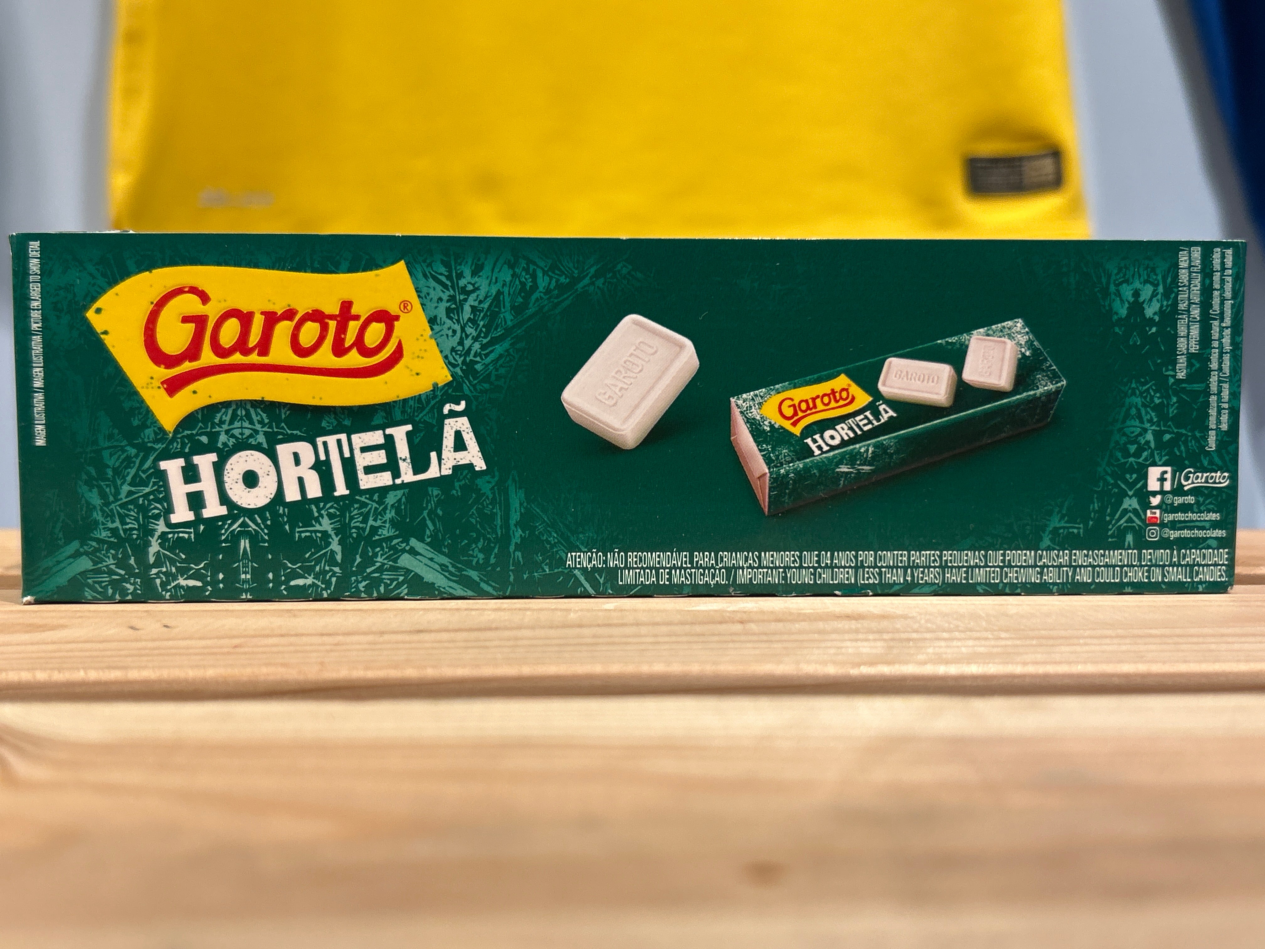 Chewing-gum alla menta - (Caramella Pastiglia di Menta) - GAROTO - 17g