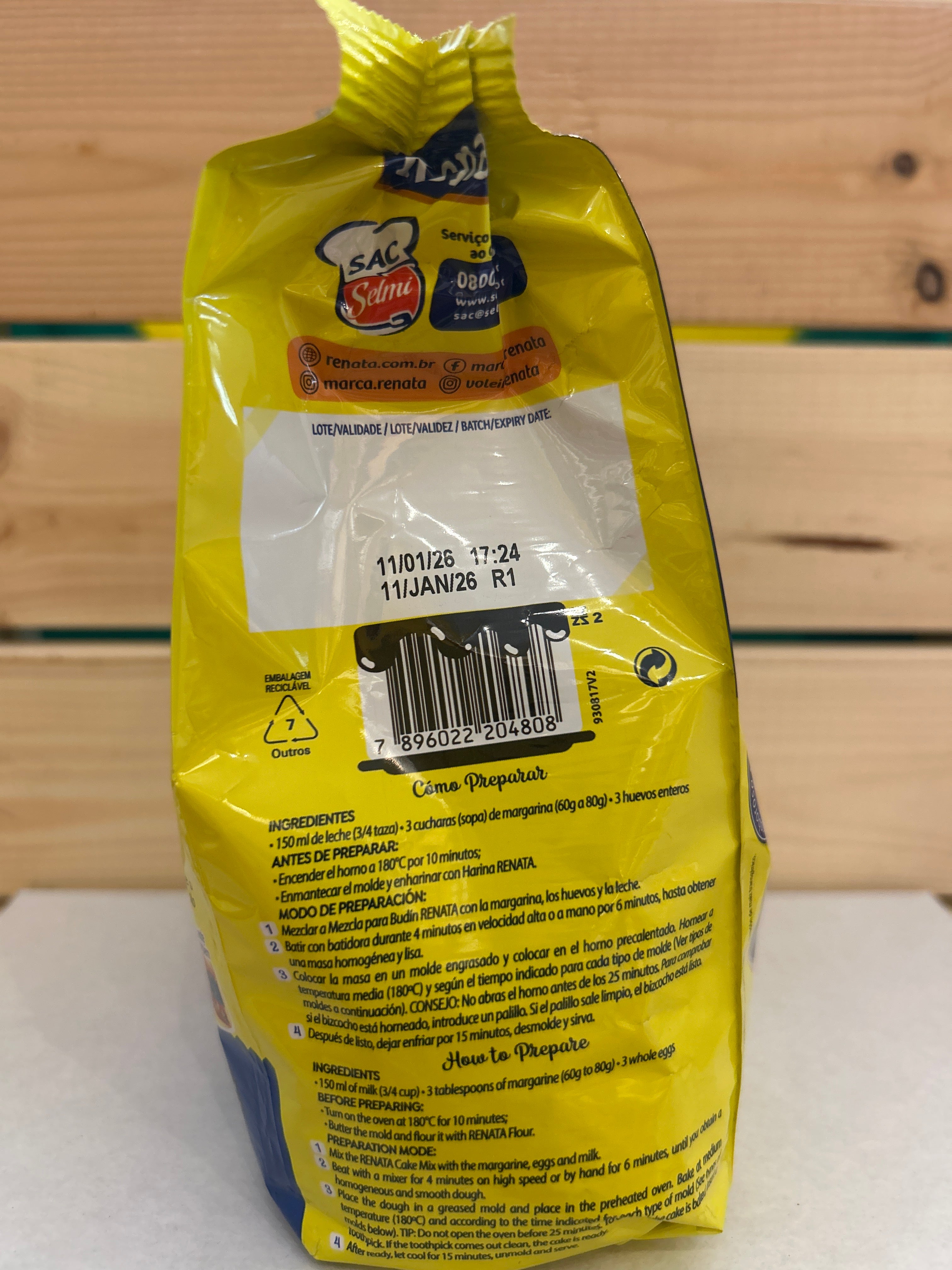 Preparazione per Torta all'Ananas (Mistura per Torta all'Ananas) - RENATA - 400g
