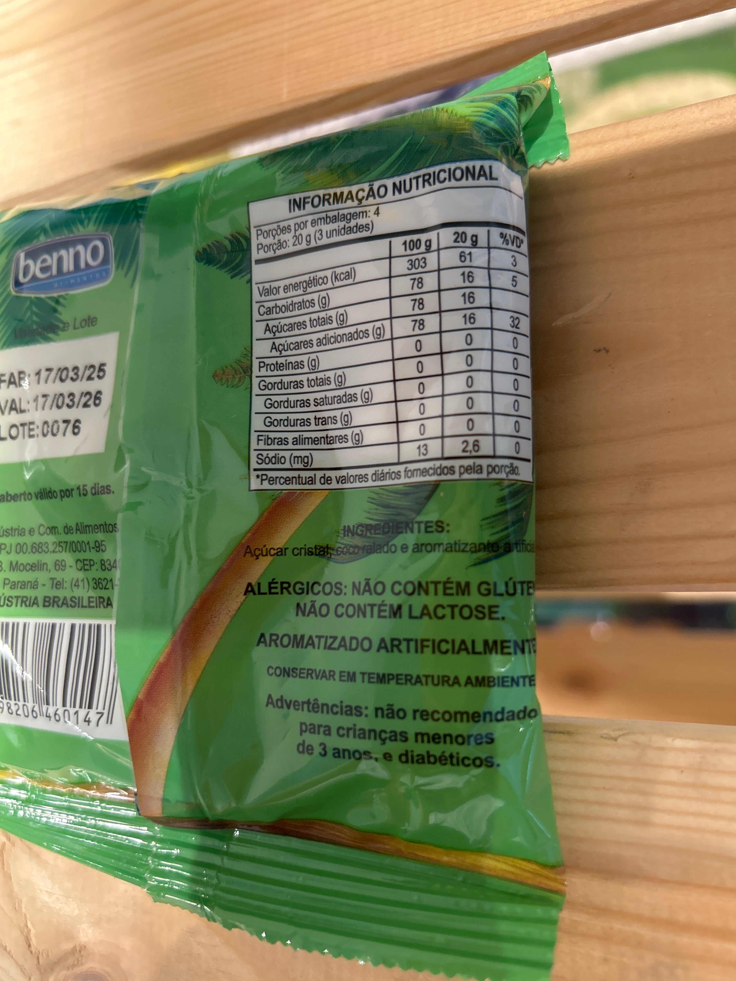 Bonbons à la noix de coco (Bala de Coco) - BENNO - 90g