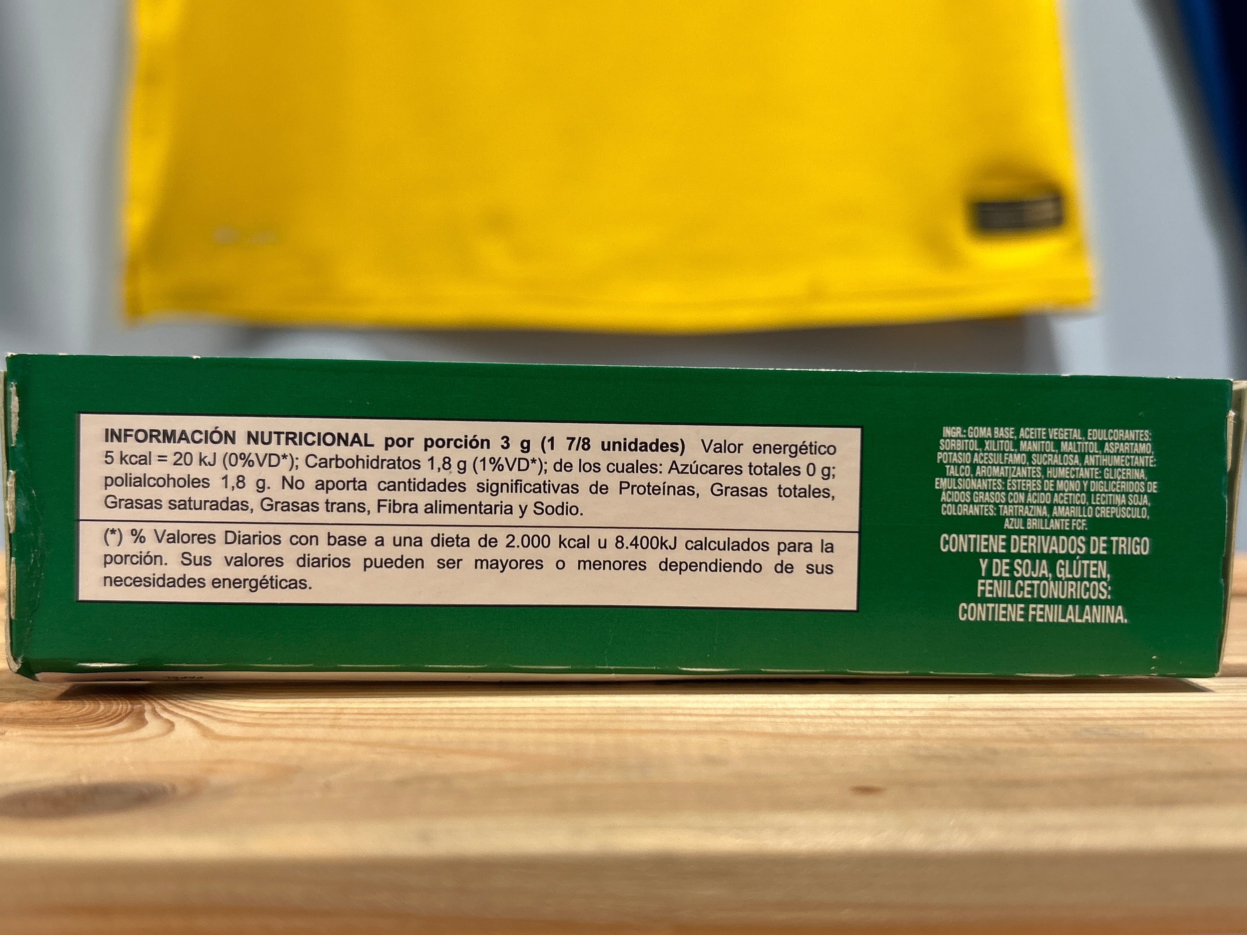 Chiclete Menta - TRIDENT - 8g - unidade
