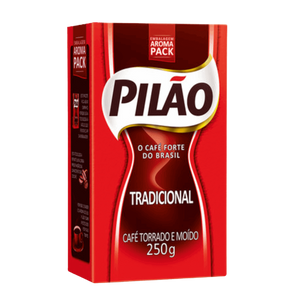 Café Tradicional (Café brésilien traditionnel) - PILÃO - 250g