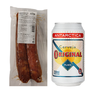 Combinação Perfeita - Linguiça Calabresa - MABIJU - 300g + Cerveja Original - ANTARCTICA - 350ml