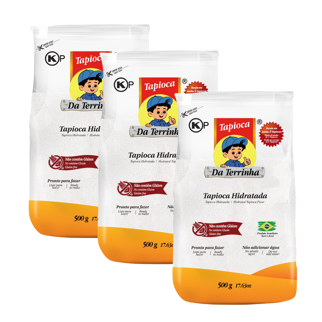 Combo - Tapioca Hydratée DA TERRINHA - 500g - Achetez 3 unités et obtenez 10% de réduction