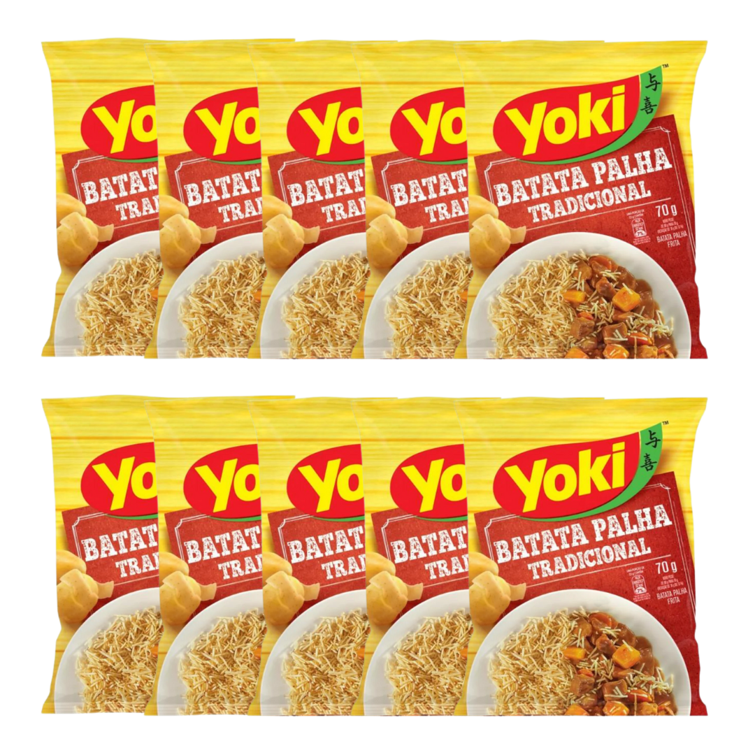 Combo - Batata Palha - YOKI - 70g - Compre 10 unidades e ganhe 10% de desconto