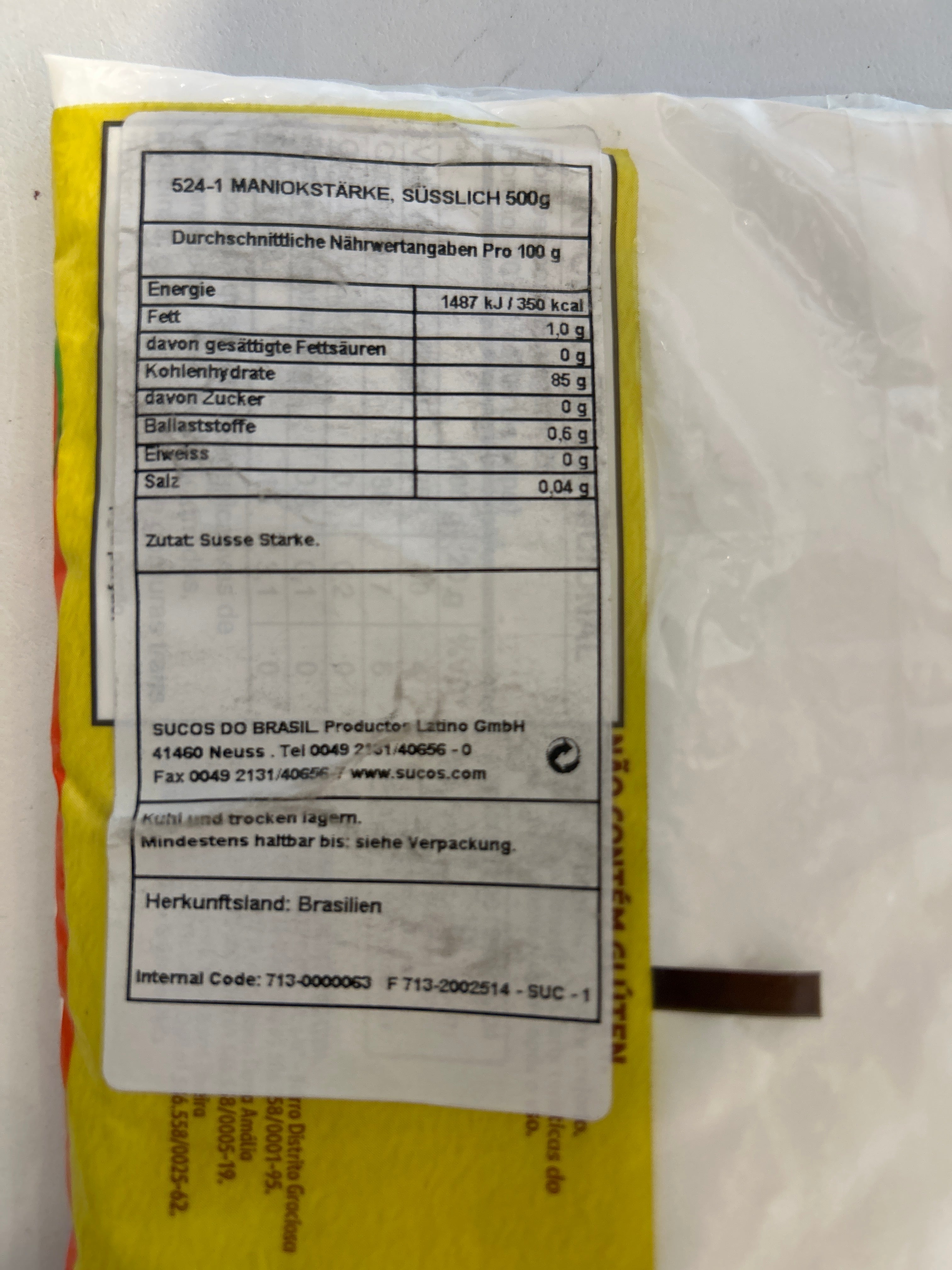 Combo - Sweet Polvilho - YOKI - 500g - Acquista 2 unità e ottieni uno sconto del 10%