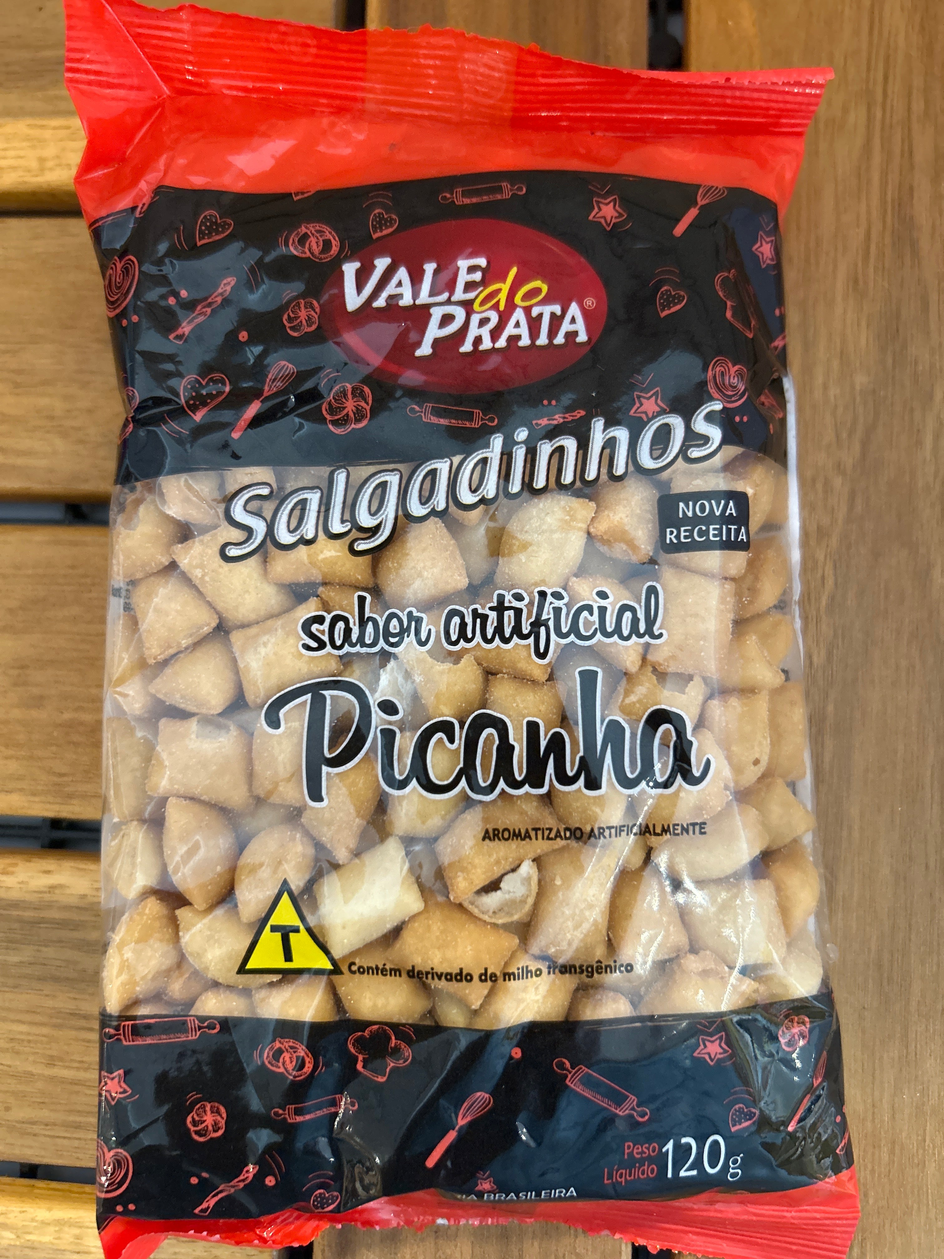 Snack saveur Picanha (Salgadinho sabor picanha) - VALE DO PRATA - 120g