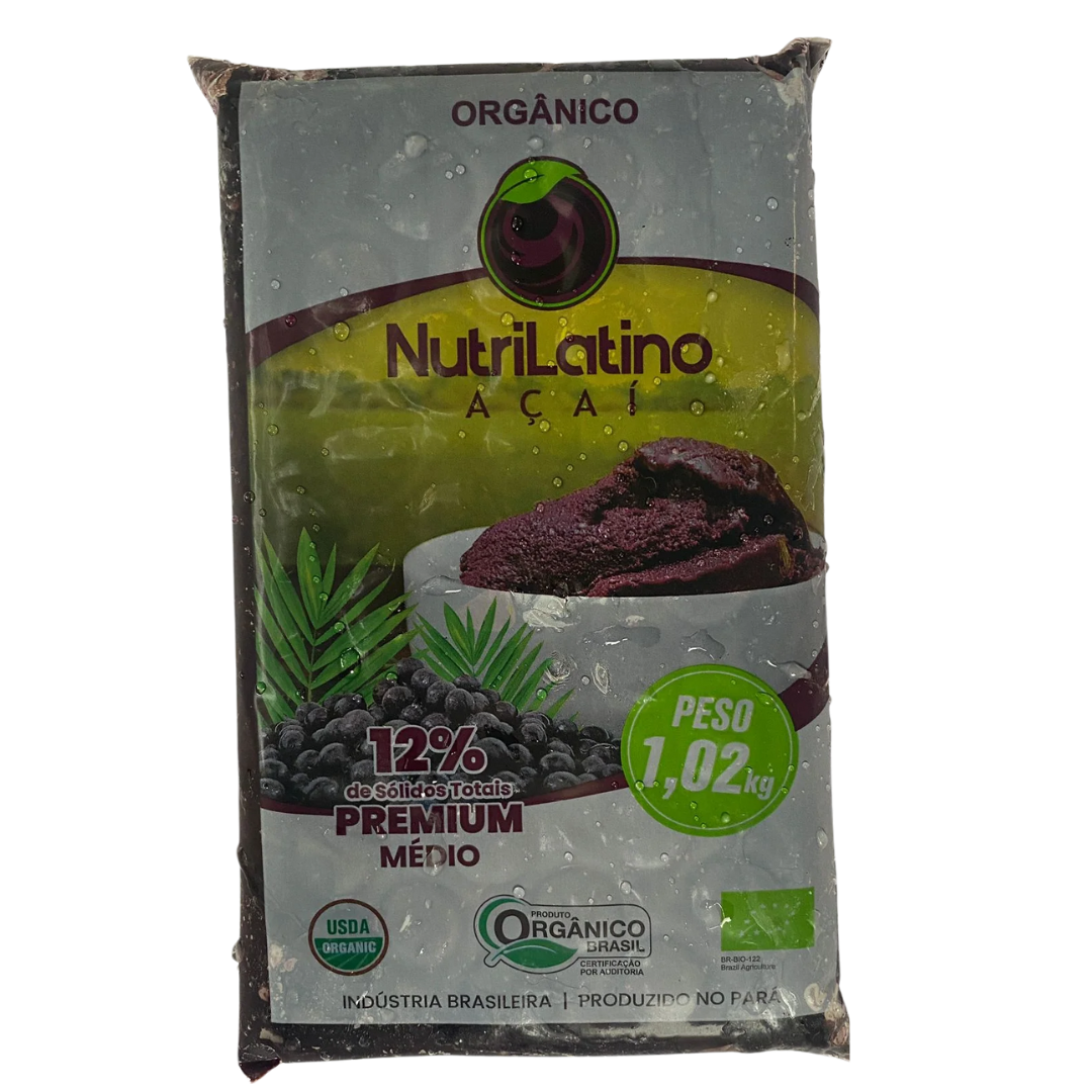 Açaí Pur 12 % – 1,02 kg ( Açaí Puro 12%)  - NUTRILATINO  1.02  Kg
