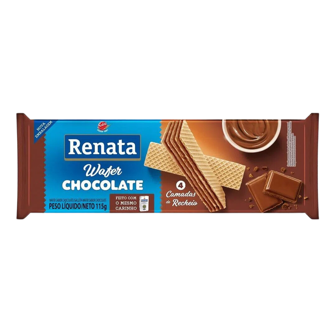 Gaufrette Saveur Chocolat (Gaufrette au Chocolat) - RENATA - 115g
