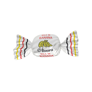 Bala de Banana (Bonbons banane) - OLIVEIRA - unidade