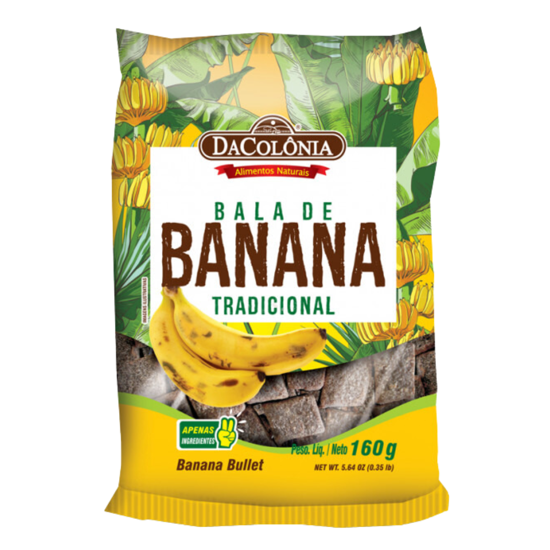 Bonbon alla banana (Bala de Banana) - DACOLONIA - 160g