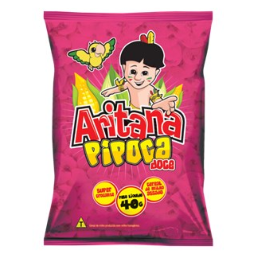 Pop-corn sucré (Pipoca Doce) - ARITANA - 40g