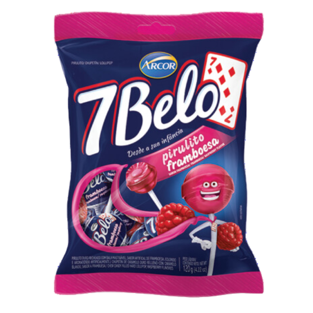 Sucette à la Framboise sachet (Sucette à la Framboise) - 7 BELO - 500g