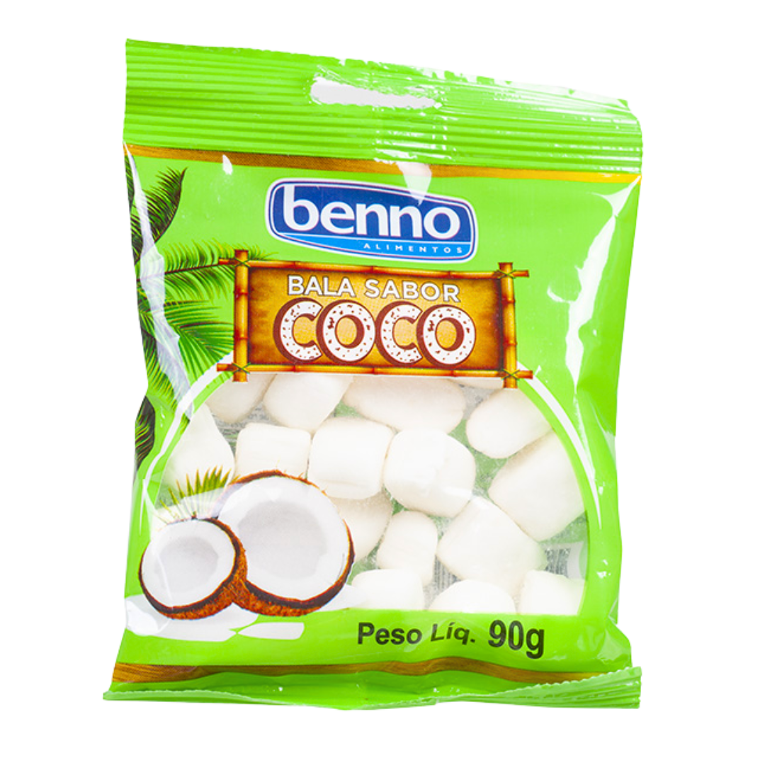 Bala de Coco (Bonbons à la noix de coco) - BENNO - 90g