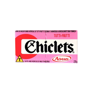 Chiclets Tutti-Frutti - ADAMS - 2,8g