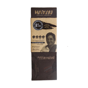 Chocolat 81% Cacao Bio - NA'KAU - 80g