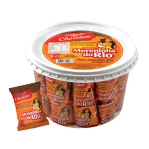 Paçoca Rolha Coberta c/ Chocolate - MORENINHA DO RIO - 500g