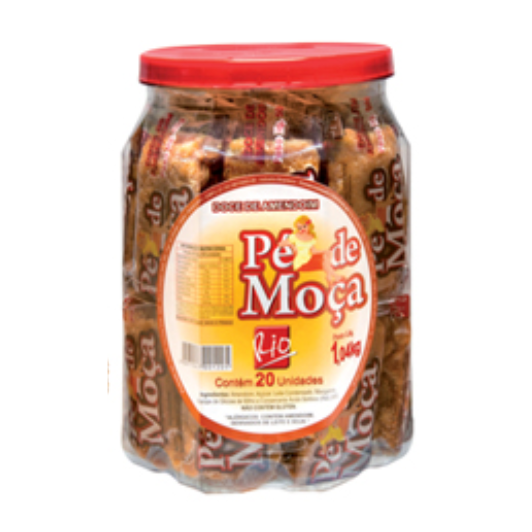Gourmandises brésilienne au caramel,cacahuète, et brigadeiro (Pé de Moça) RIO - 1kg