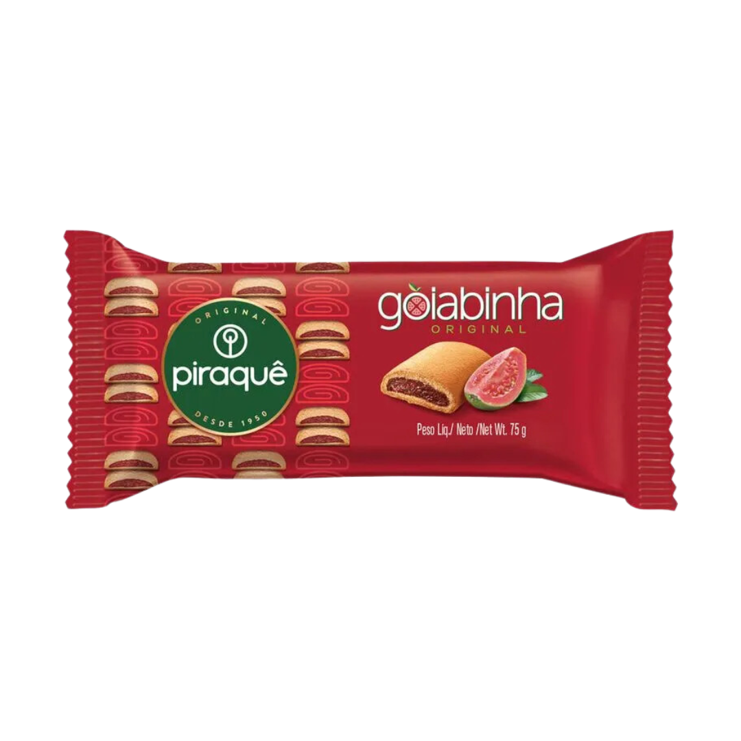 Biscoito Goiabinha (Biscuits à la goyave) - PIRAQUÊ - 75g - Mon Petit Brésil