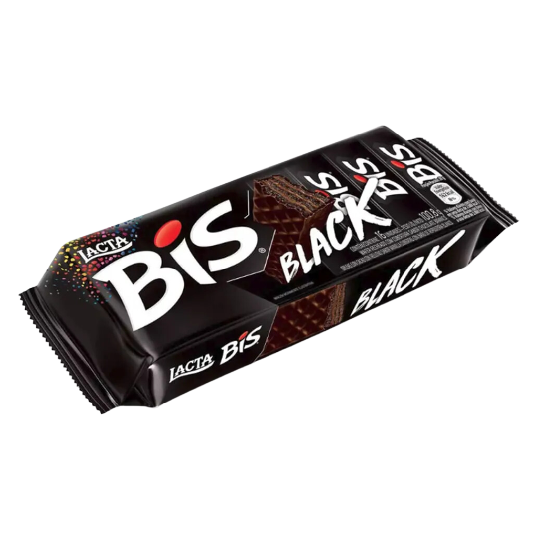 Dark chocolate wafers (Chocolate Black) BIS- LACTA - 100.8g