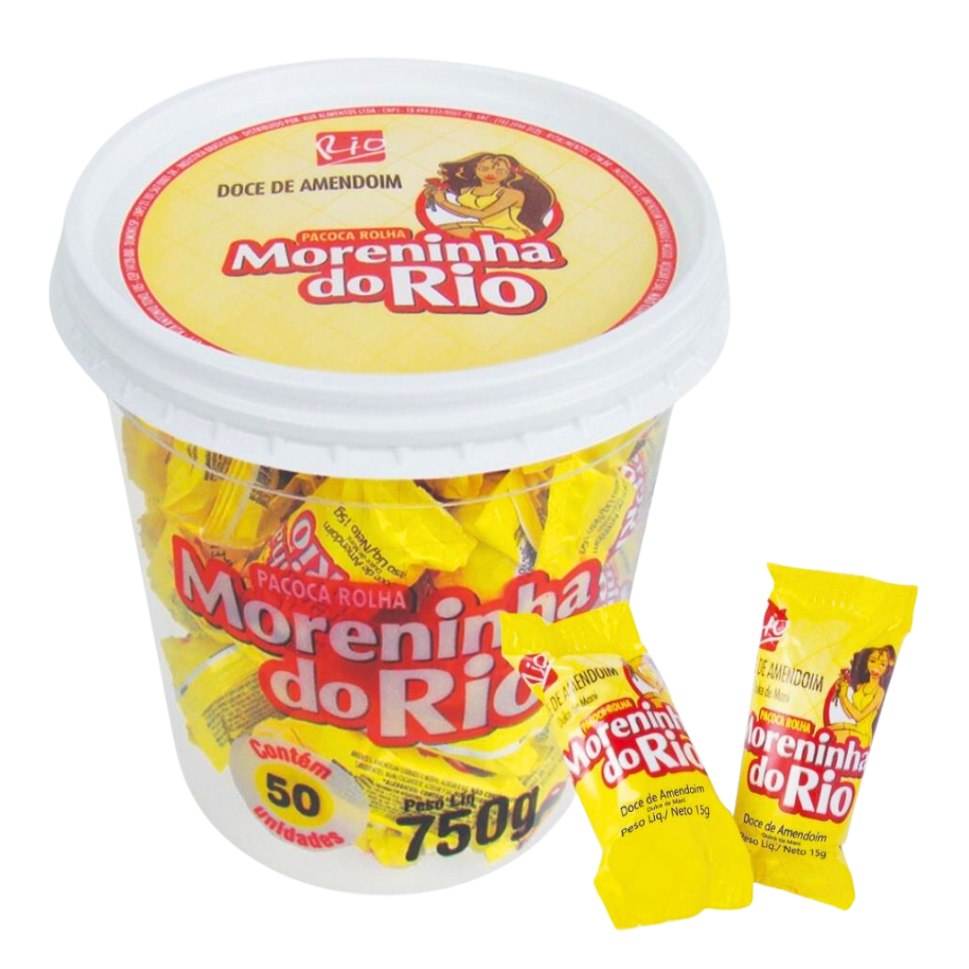 Douceur poudre de cacahuète forme bouchon (Paçoca rolha) - MORENINHA DO RIO - 750g