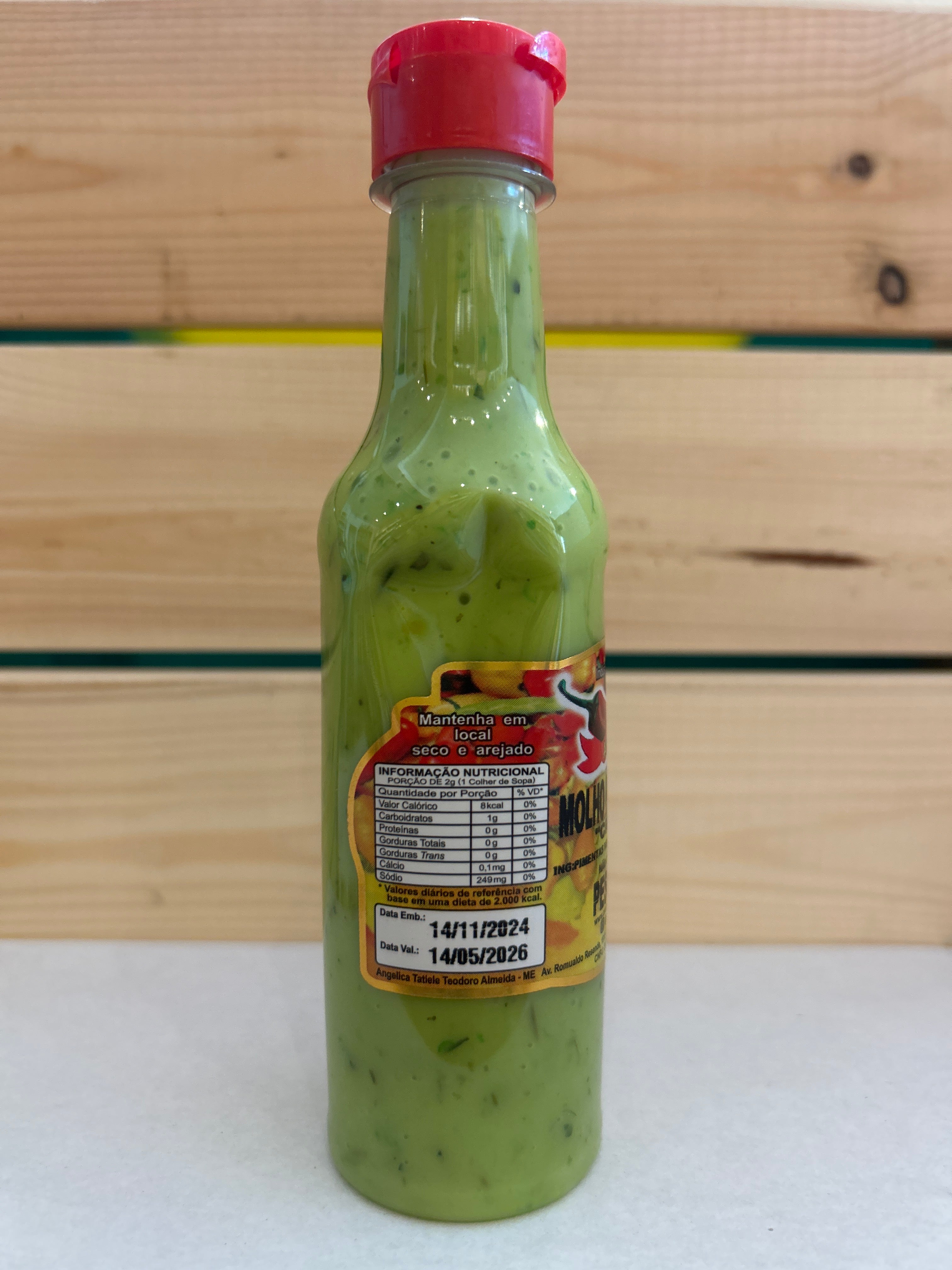 Sauce Piments Vert (Molho de Pimenta Verde) - AROMA DE MINAS - 150ml