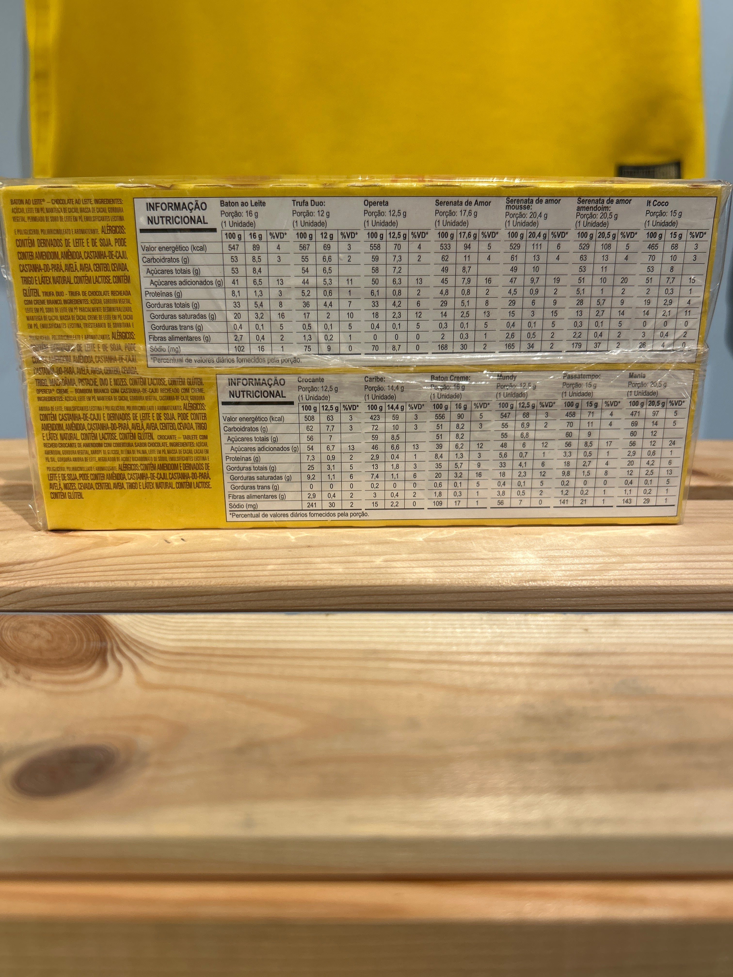Assortiment de chocolat brésilien (Caixa de Bombom) - GAROTO - 250g