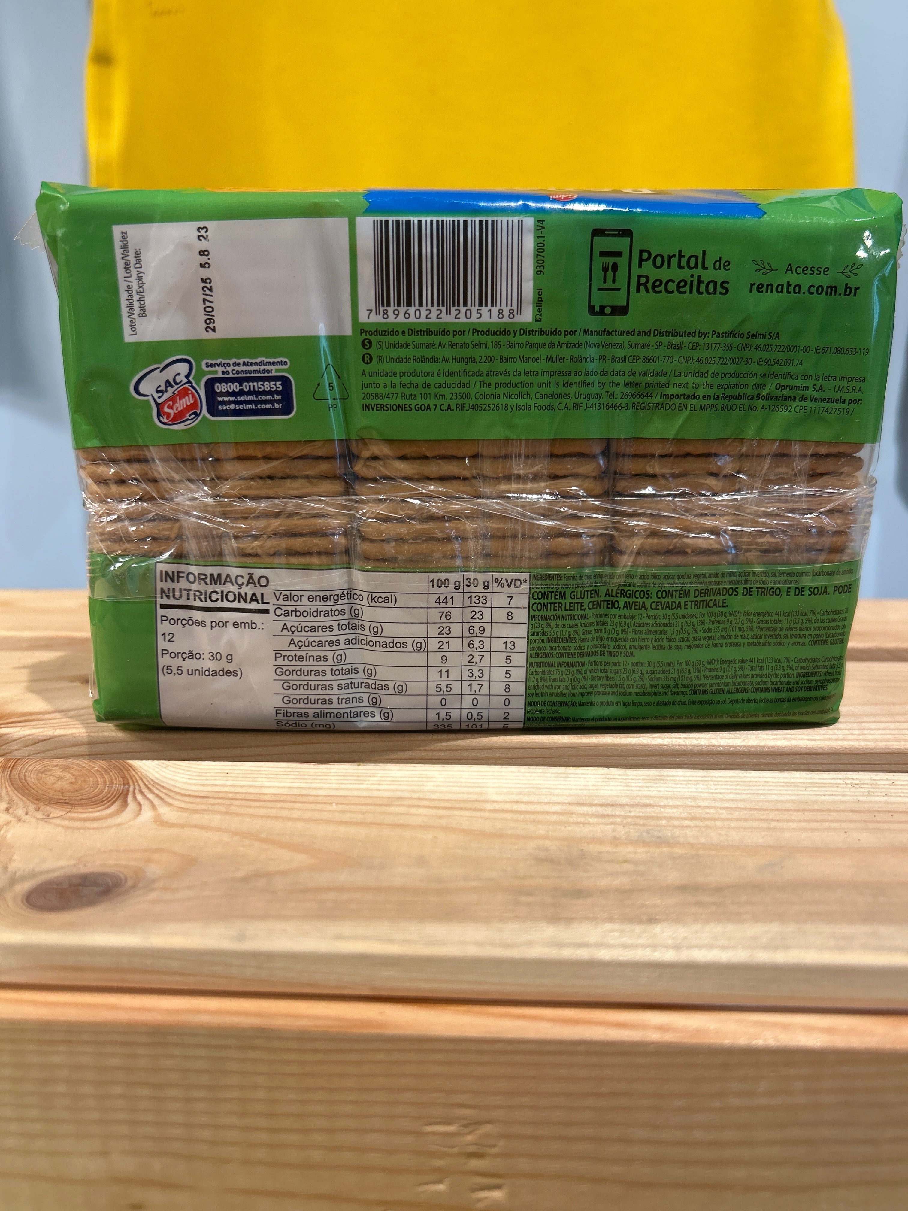 Biscuits à la Noix de Coco (Biscoito de Coco) - RENATA - 360g