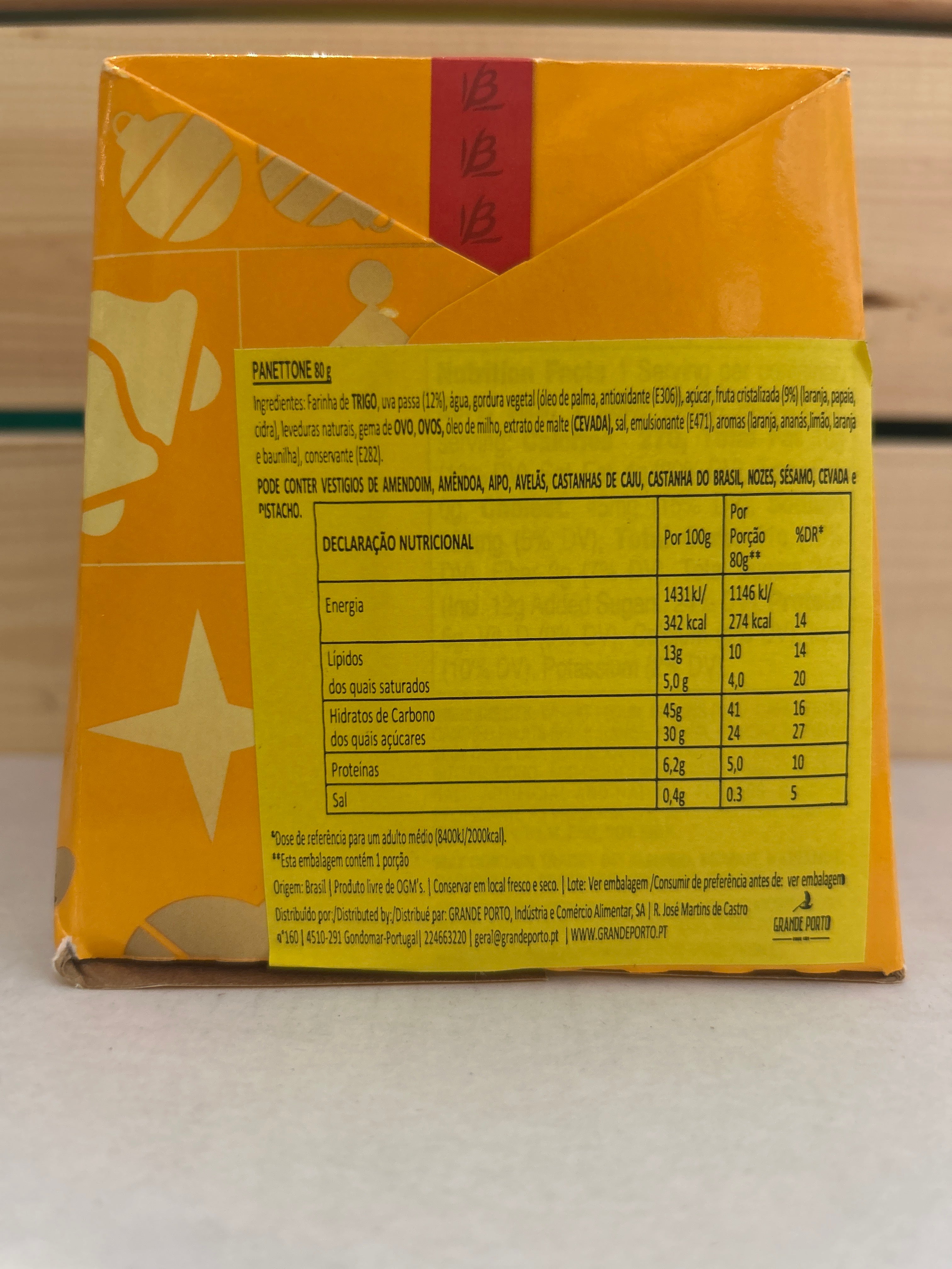Mini Panettone (Mini Panettone) - BAUDUCCO - 80g - Promoção