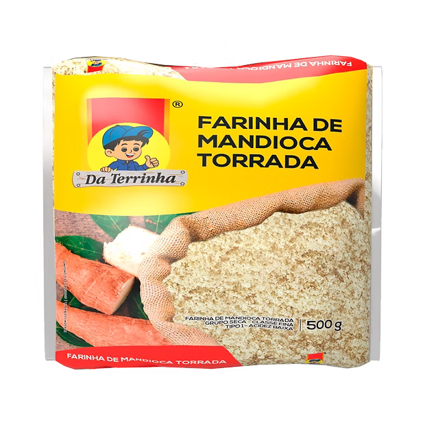 Farine de Manioc grillée (Farinha de Mandioca torrada) - DA TERRINHA - 500 g