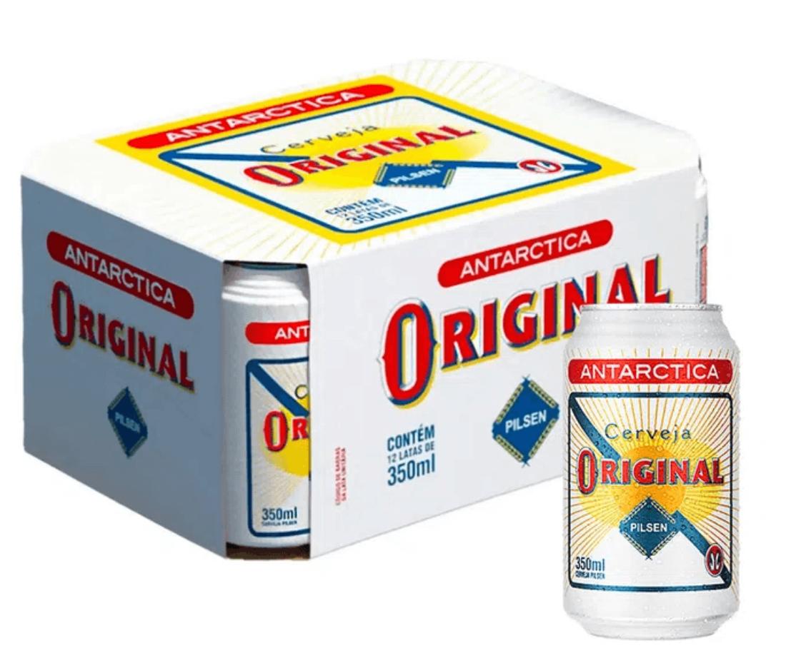 Pack 12 unités - Cerveja Original (Bière brésilienne - Original) - ANTARCTICA - 350 ml