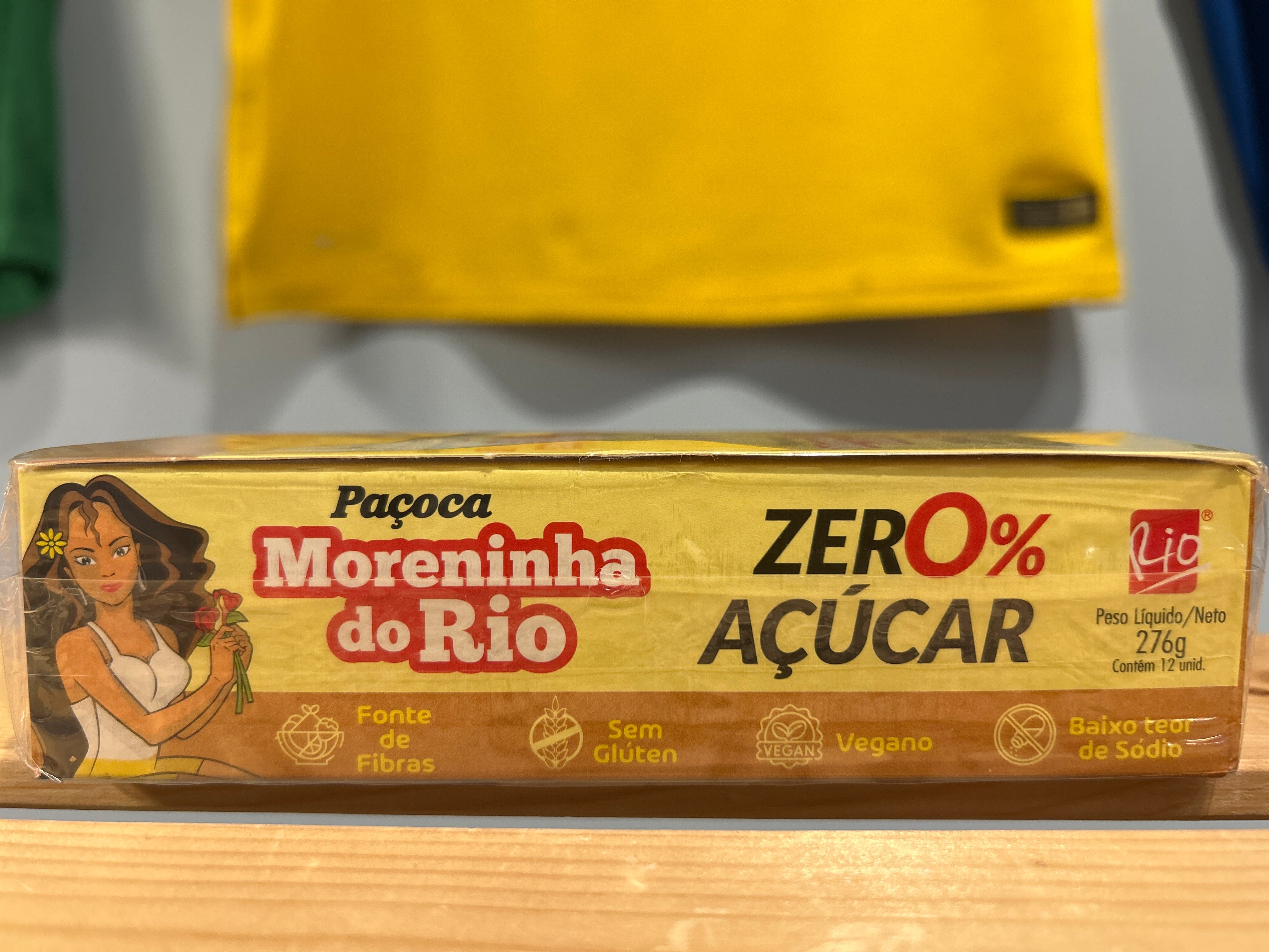 Douceur poudre de cacahuète zéros sucre forme rectangle (Paçoca Quadrada Zero Açúcar) MORENINHA DO RIO - 276g