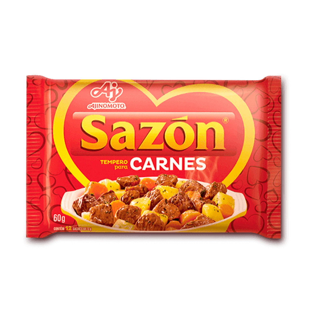 Tempero Carne - SAZÓN - 60g - Mon Petit Brésil