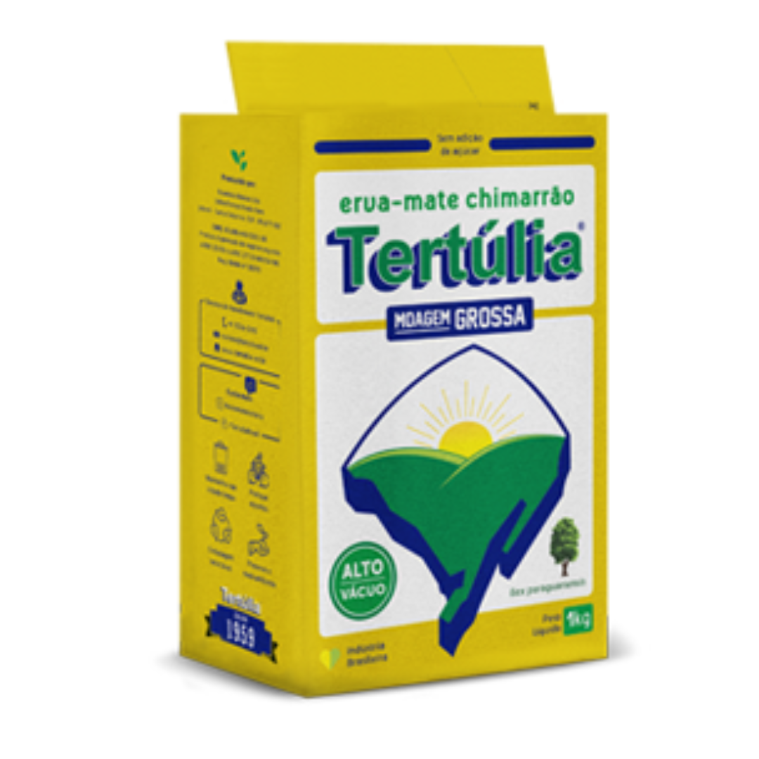 Yerba mate moulue épaisse (Erva Mate Grossa para Chimarrão) - TERTÚLIA - 1kg