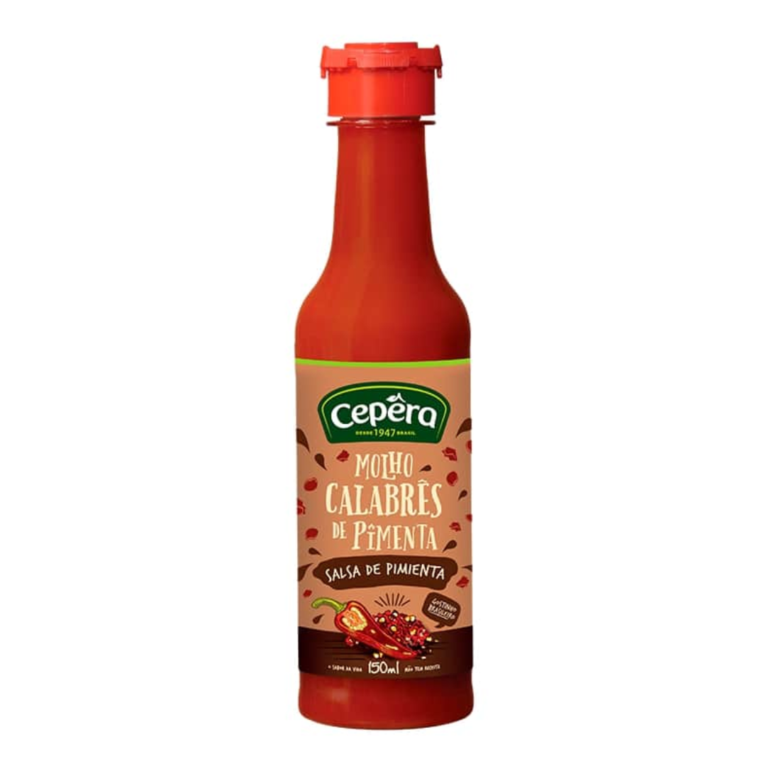 Sauce Piments Calabrais (Sauce de Piment Calabrais) - CEPÊRA - 150ml