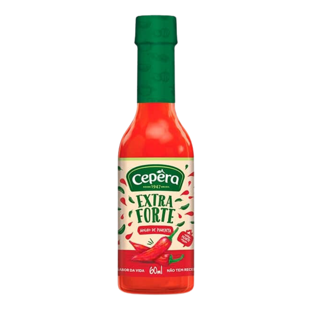 Sauce Piment Extra Fort (Sauce de Piment Extra Forte) - CEPÊRA - 60ml