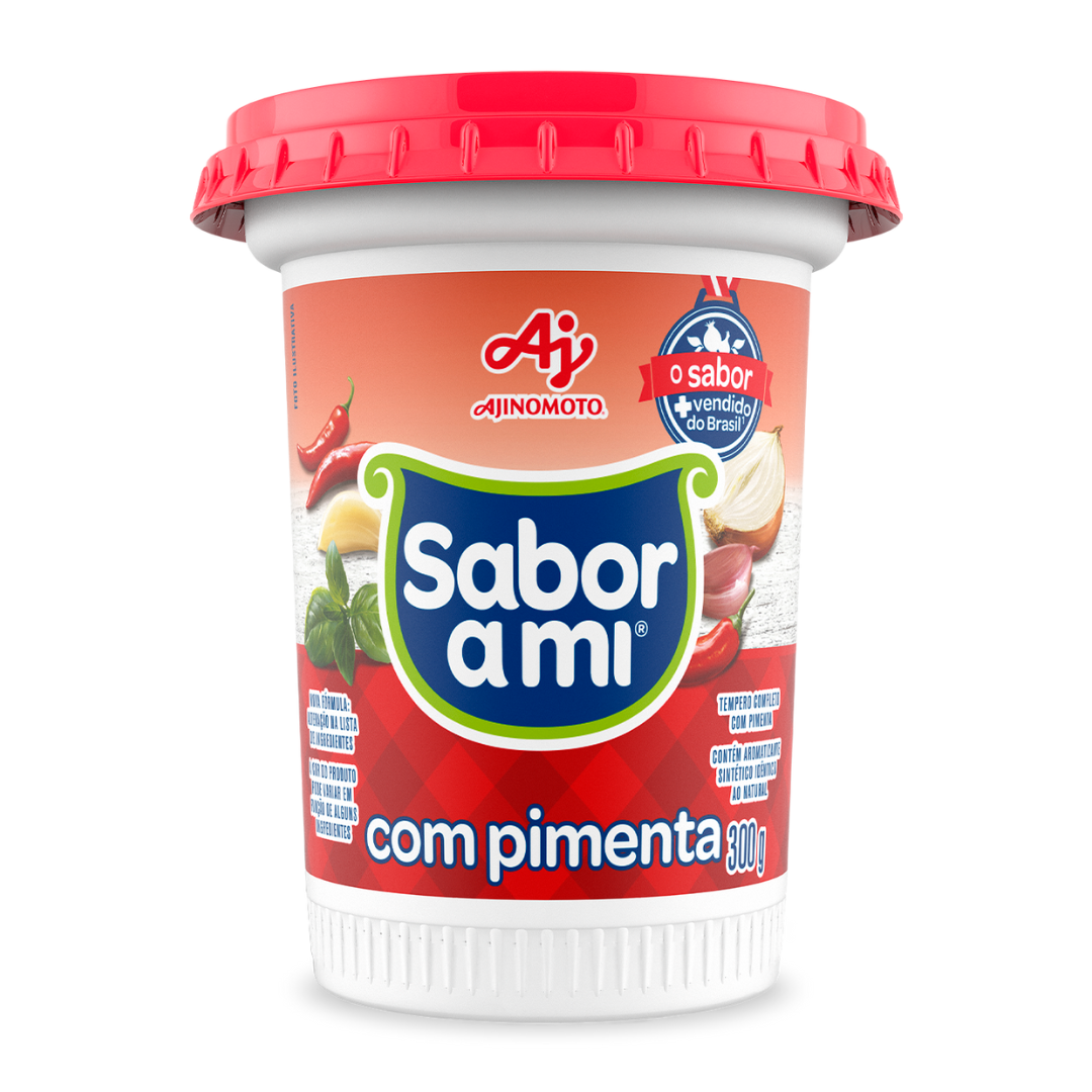 Assaisonnement (poivre et touche pimentée) Tempero Completo com Pimenta - SABOR AMI - 300g