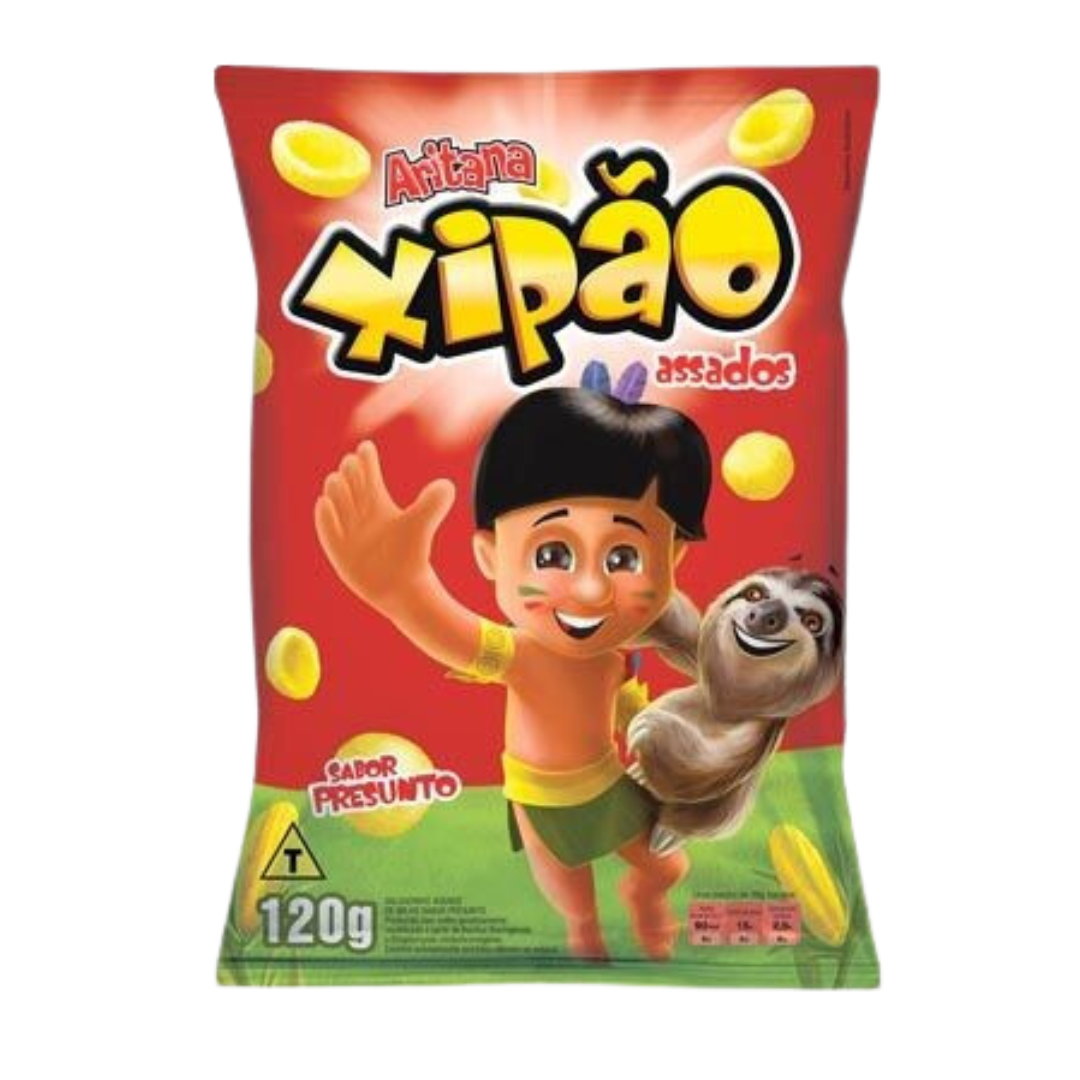 Snack saveur jambon (Salgadinho Xipão Presunto) - ARITANA - 120g