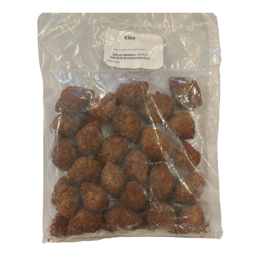 Kibe (Kibe) frits et surgelés Pequeno - Paquet petit – 20 unités de 25 g (500g)