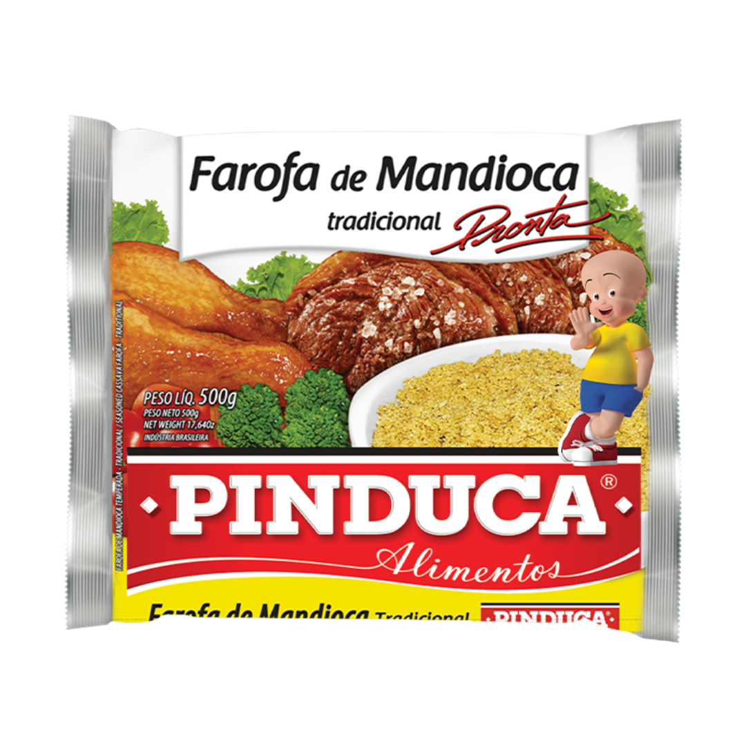 Seasoned cassava flour (Traditional Cassava Farofa) - PINDUCA - 400g