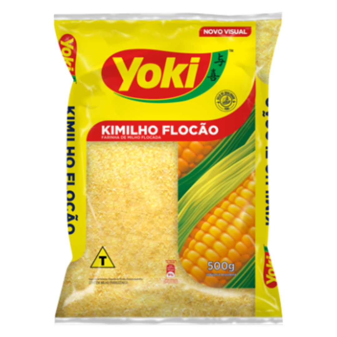 Flocons de maïs (Farinha de Milho Kimilho Flocão) - YOKI - 500g