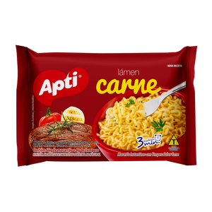 Macarrão Instantâneo Carne - APTI - 70g - Promoção