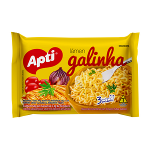 Macarrão Instantâneo Galinha - APTI - 70g - Promoção