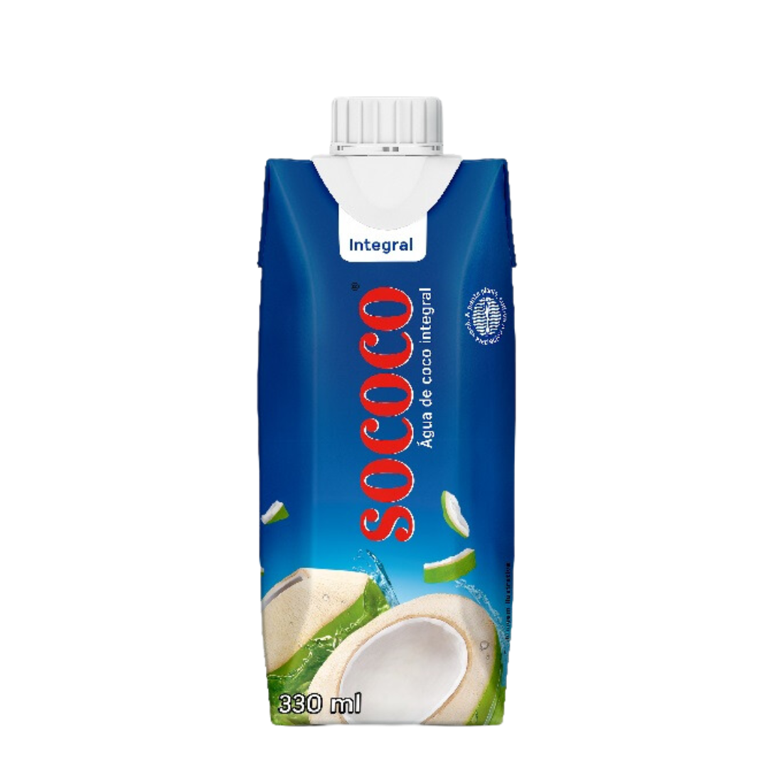 Água de Coco (Eau de coco) - SOCOCO - 330ml - Mon Petit Brésil