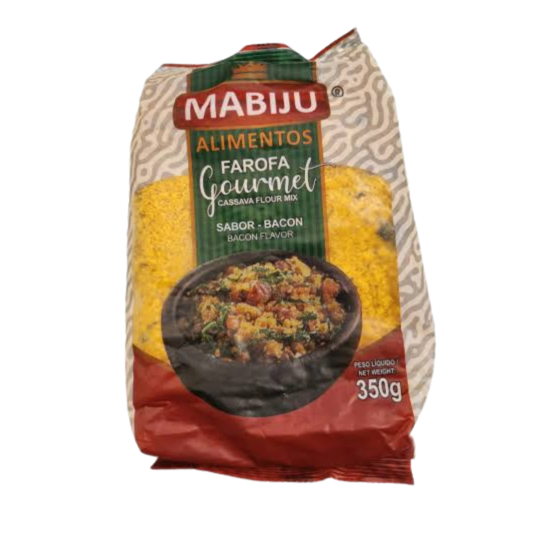 Manioc Farofa with Gourmet Bacon Ready to Use (Ready Manioc Farofa Gourmet Bacon) - MABIJU - 350g