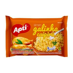 Macarrão Instantâneo Galinha Caipira - APTI - 70g - Promoção