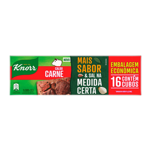Caldo de Carne - KNORR - 16 cubos - 152g