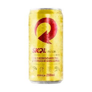 Bière brésilienne traditionnelle SKOL - AMBEV - 269ml